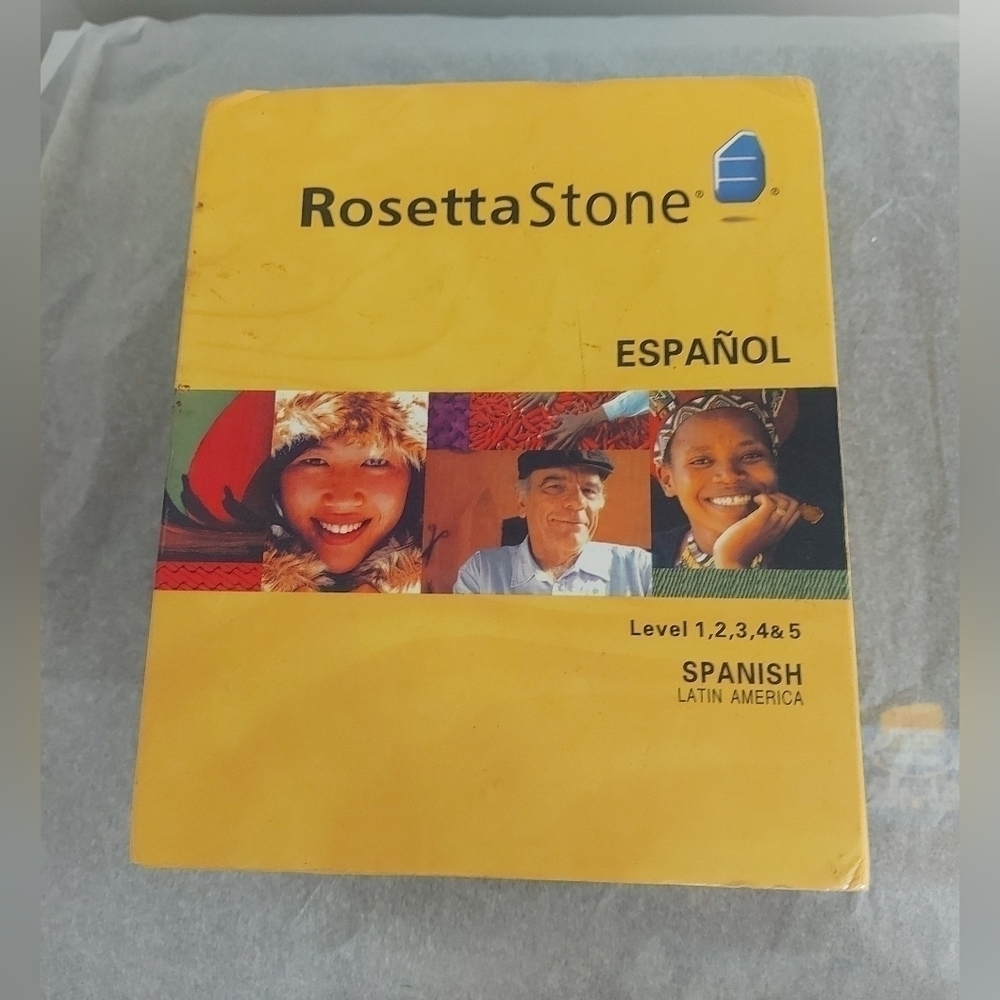 Rosetta stone spanish level 1-5 like new No Headset